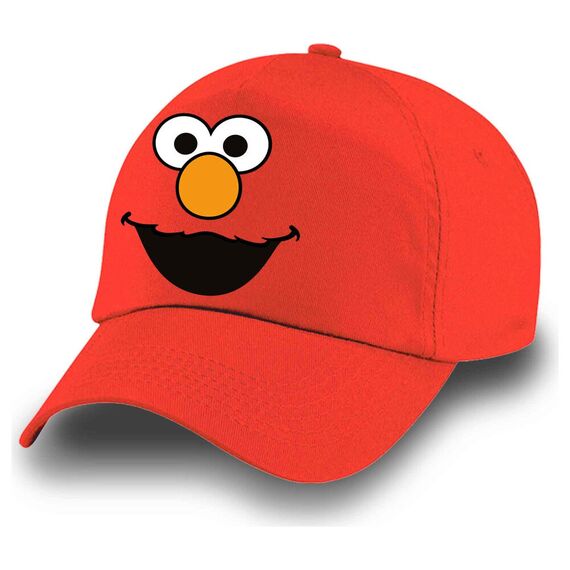 Czapka dziecięca z daszkiem Ulica Sezamkowa - Elmo