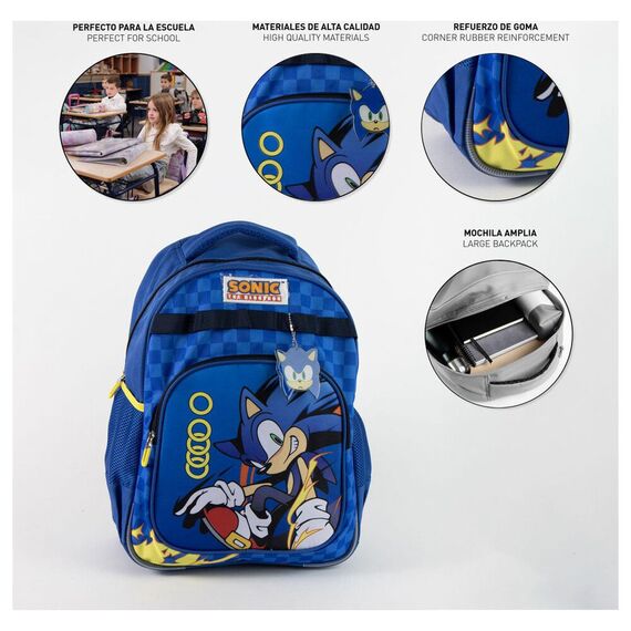 Plecak Sonic the Hedgehog 42cm- Zdjęcie 3