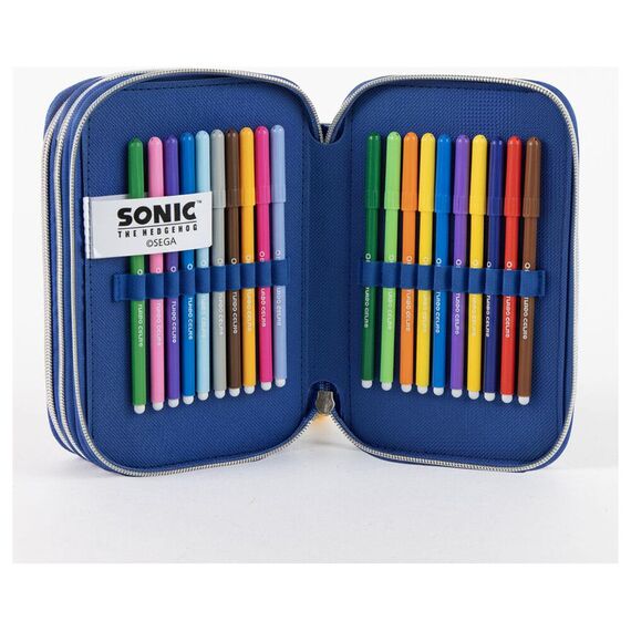 Piórnik potrójny Sonic the Hedgehog- Zdjęcie 4