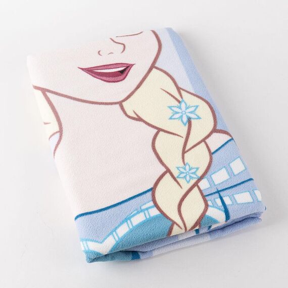 Ręcznik plażowy z mikrofibry Disney Kraina lodu - Elsa (70x140cm)- Zdjęcie 2