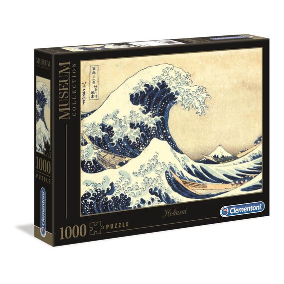 Puzzle Museum Collection - Hokusai: Wielka Fala w Kanagawie (1000 elementów)