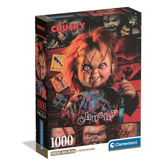 Puzzle z plakatem Horror Collection - Chucky (1000 elementów)