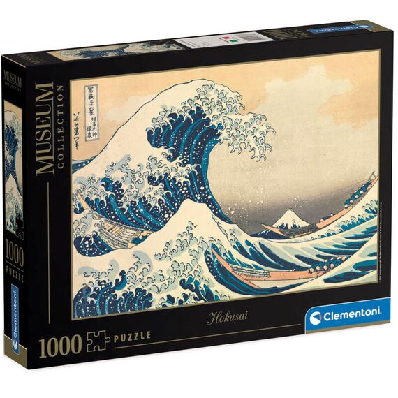 Puzzle Museum Collection - Hokusai: Wielka Fala w Kanagawie (1000 elementów)- Zdjęcie 2