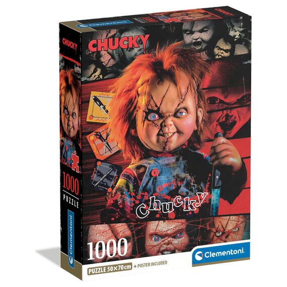 Puzzle z plakatem Horror Collection - Chucky (1000 elementów)- Zdjęcie 2