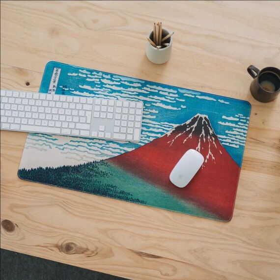 Podkładka pod mysz XL Hokusai - Fine Wind, Clear Morning- Zdjęcie 2