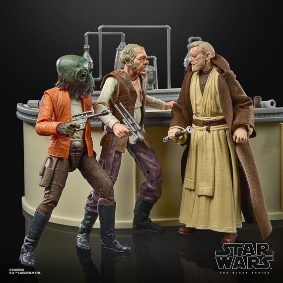 Zestaw figurek Star Wars Black Series - Cantina Showdown (Dr. Evazan, Ponda Baba, Obi-Wan Kenobi)- Zdjęcie 4