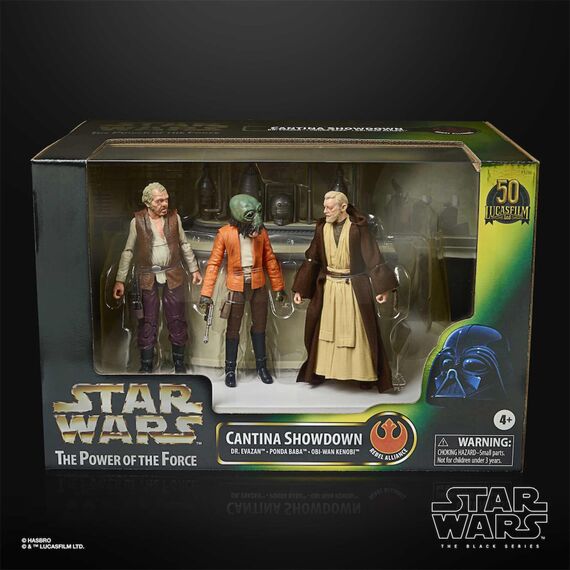 Zestaw figurek Star Wars Black Series - Cantina Showdown (Dr. Evazan, Ponda Baba, Obi-Wan Kenobi)- Zdjęcie 14