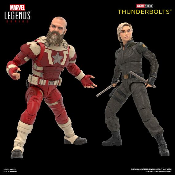 Zestaw 2 figurek Thunderbolts* Marvel Legends - Yelena Belova & Red Guardian- Zdjęcie 2