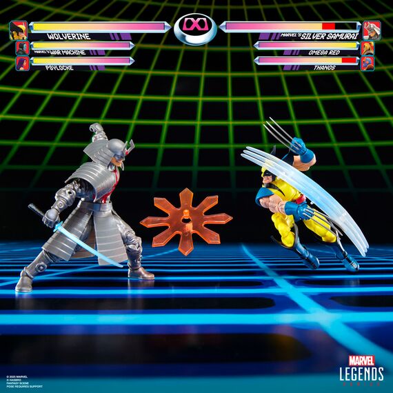 Zestaw 2 figurek Marvel Legends Gamerverse - Wolverine vs. Silver Samurai- Zdjęcie 5
