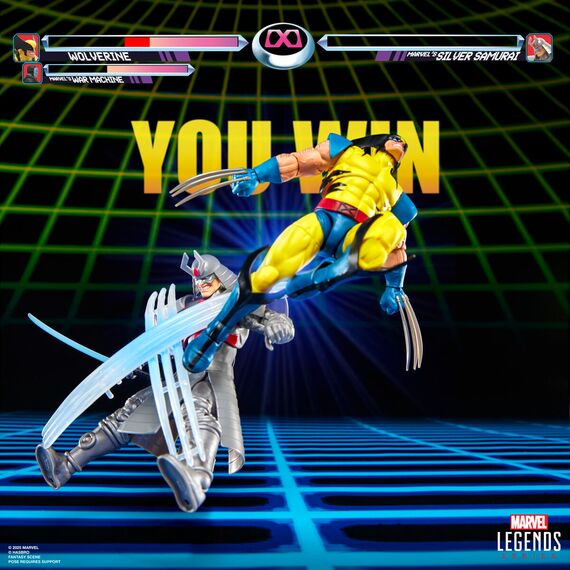 Zestaw 2 figurek Marvel Legends Gamerverse - Wolverine vs. Silver Samurai- Zdjęcie 7