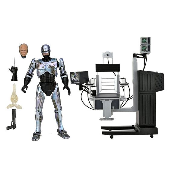 Figurka RoboCop Ultimate - Battle Damaged RoboCop with Chair