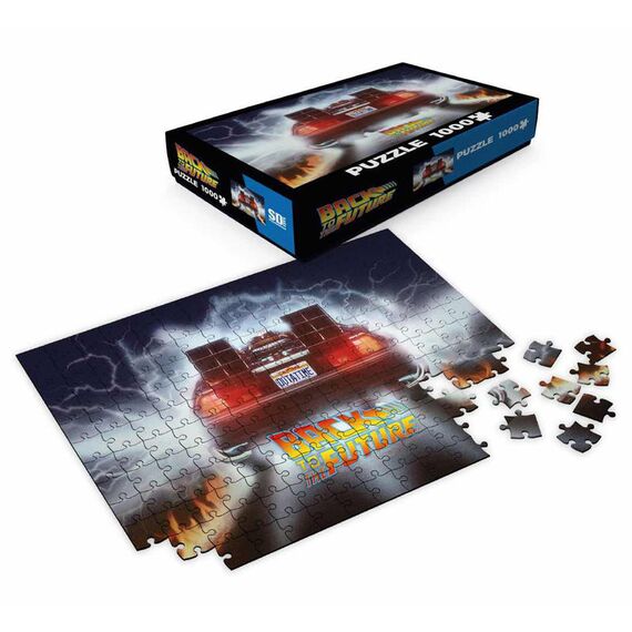 Puzzle Back to the Future - Delorean Out a Time (1000 elementów)- Zdjęcie 2