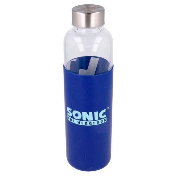 Butelka szklana z silikonową osłonką Sonic The Hedgehog 585 ml- Zdjęcie 2