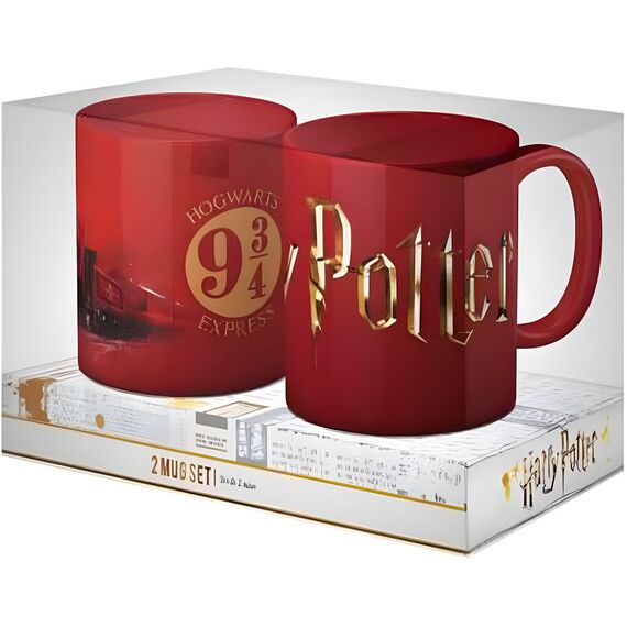 Zestaw dwóch kubków Harry Potter - Logo i Hogwart Ekspres- Zdjęcie 2