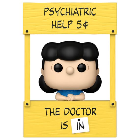 Figurka Fistaszki POP! Plus - Lucy (Psychiatric Booth) [2095]- Zdjęcie 2