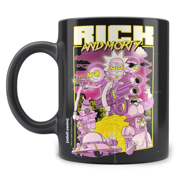 Kubek ceramiczny Rick & Morty - Retro Poster