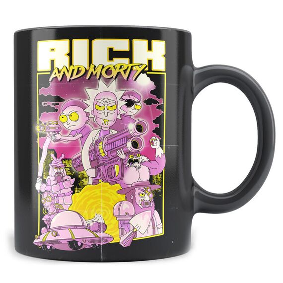 Kubek ceramiczny Rick & Morty - Retro Poster- Zdjęcie 2
