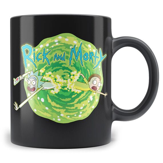 Kubek ceramiczny Rick & Morty - Logo- Zdjęcie 2