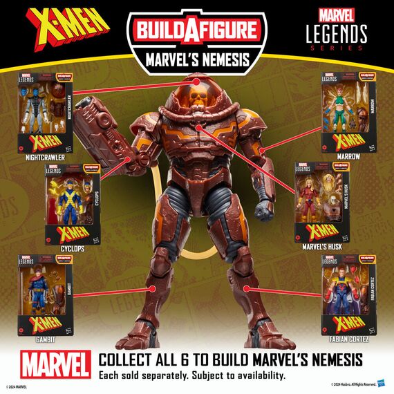 Figurka X-Men Marvel Legends - Gambit (BAF: Marvel's Nemesis)- Zdjęcie 22