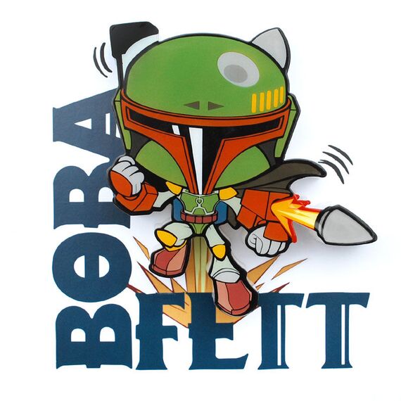 Mini lampka 3D Star Wars FX - Boba Fett- Zdjęcie 4