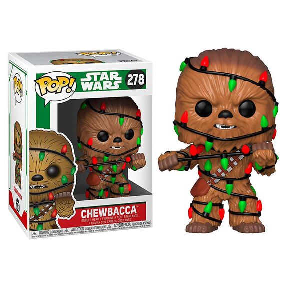 Figurka Star Wars Holiday POP! - Chewie with Lights- Zdjęcie 2