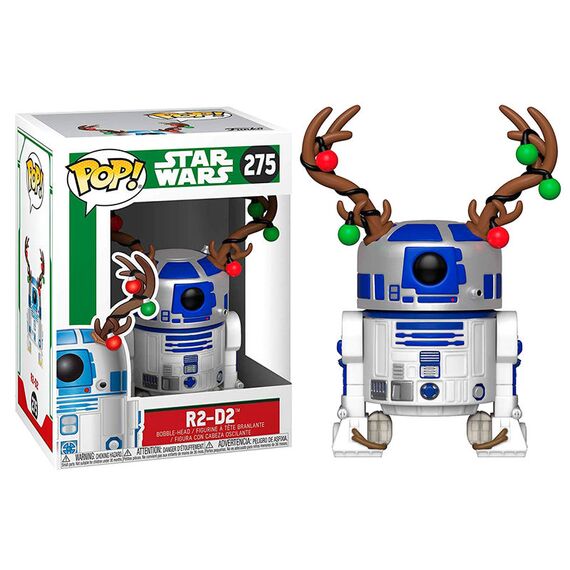 Figurka Star Wars Holiday POP! - R2-D2 with Antlers- Zdjęcie 2