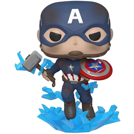 Figurka Marvel Avengers: Koniec gry POP! - Kapitan Ameryka z Mjolnirem (573)- Zdjęcie 3