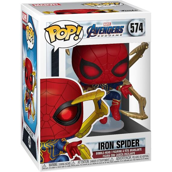 Figurka Marvel Avengers: Koniec gry POP! - Iron Spider z Nanorękawicą (574)- Zdjęcie 3