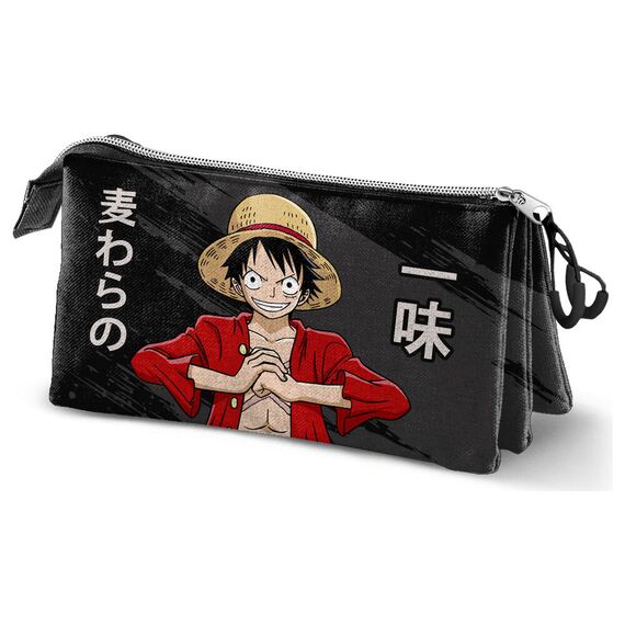 Piórnik potrójny One Piece - Luffy