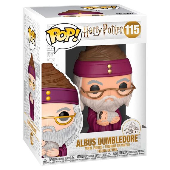 Figurka POP! Harry Potter - Albus Dumbledore (with Baby Harry) [115]- Zdjęcie 2