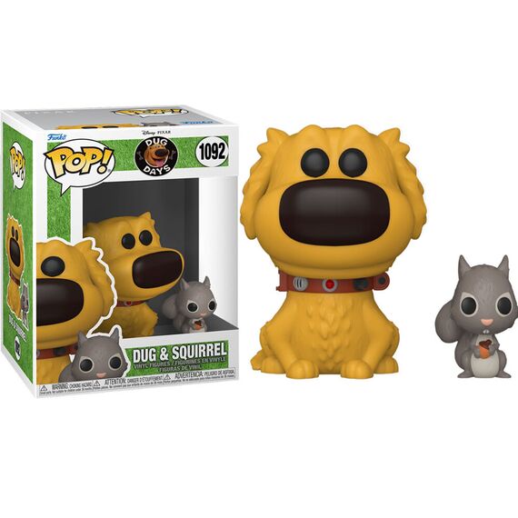 Figurka Dug Days POP! - Dug with Squirrel (1092)