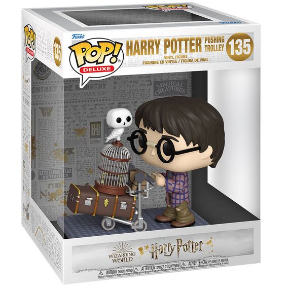 Figurka Harry Potter POP! - Harry Pushing Trolley (Deluxe)- Zdjęcie 3
