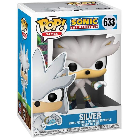Figurka Sonic the Hedgehog POP! - Silver (633)- Zdjęcie 2