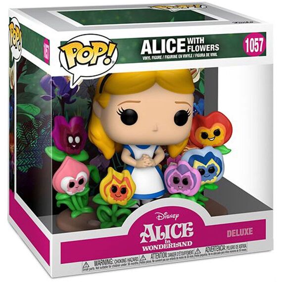 Figurka Alicja w Krainie Czarów (70th Anniversary) POP! Deluxe - Alicja z kwiatami (1057)- Zdjęcie 2