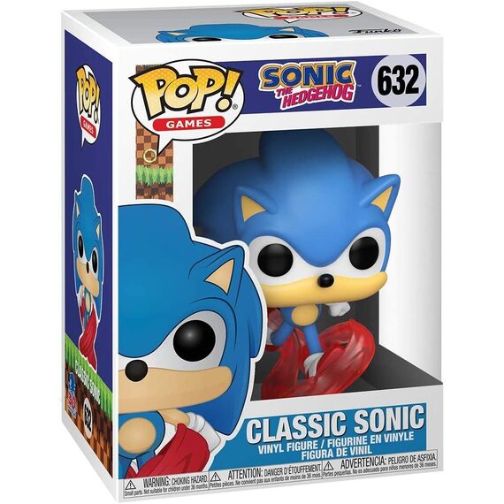 Figurka Sonic the Hedgehog POP! - Classic Sonic (632)- Zdjęcie 2