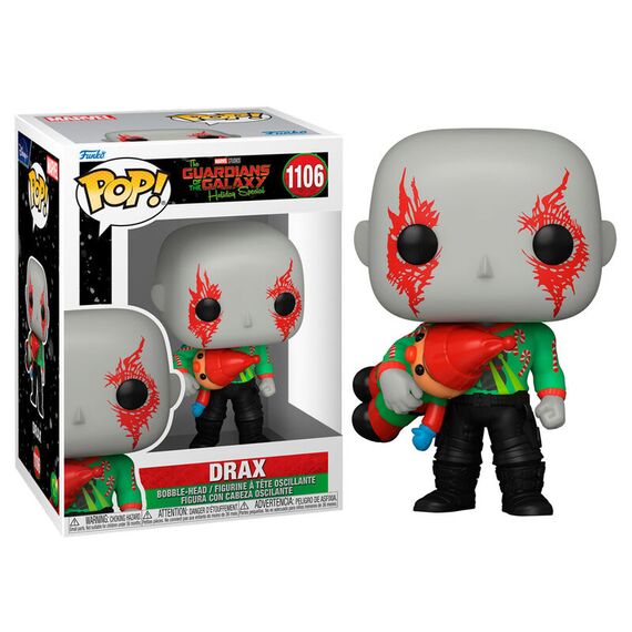 Figurka Guardians of the Galaxy Holiday Special POP! - Drax- Zdjęcie 2