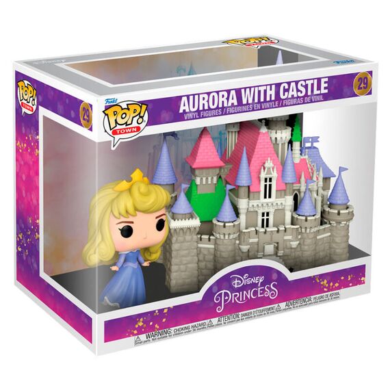 Figurka Disney Princess POP! Town - Aurora z zamkiem (29)- Zdjęcie 2