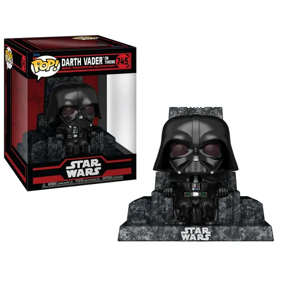 Figurka Star Wars: Dark Side POP! Deluxe - Darth Vader na tronie (745)