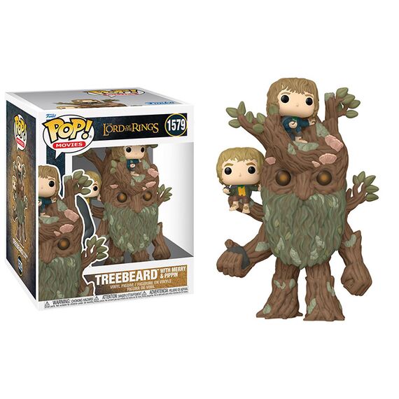 Figurka Lord of the Rings / Władca Pierścieni Super Sized POP! - Treebeard with Merry & Pippin (1579)