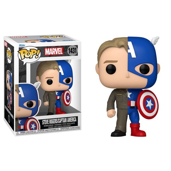 Figurka Marvel POP! - Steve Rogers/Kapitan Ameryka (1431)