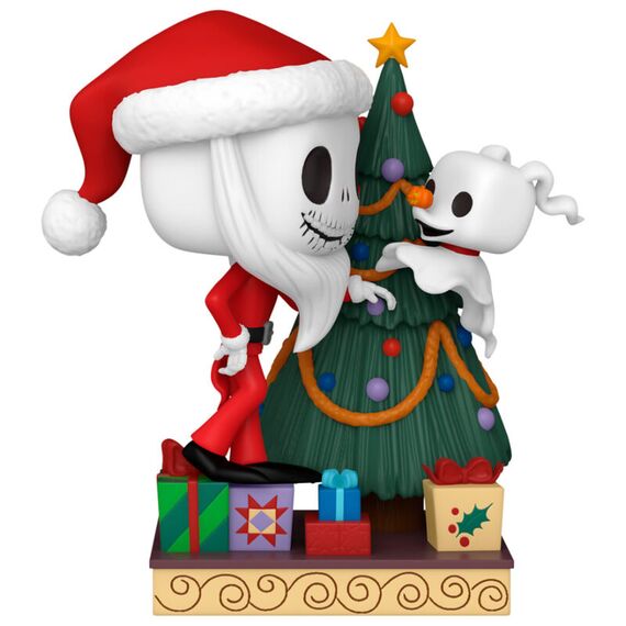 Figurka Miasteczko Halloween (30th Anniversary) POP! Deluxe - Jack Skellington & Zero with Tree (1386)