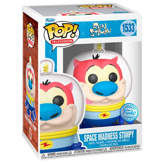 Figurka Ren & Stimpy POP! - Space Madness Stimpy (Special Edition) [1533]- Zdjęcie 2