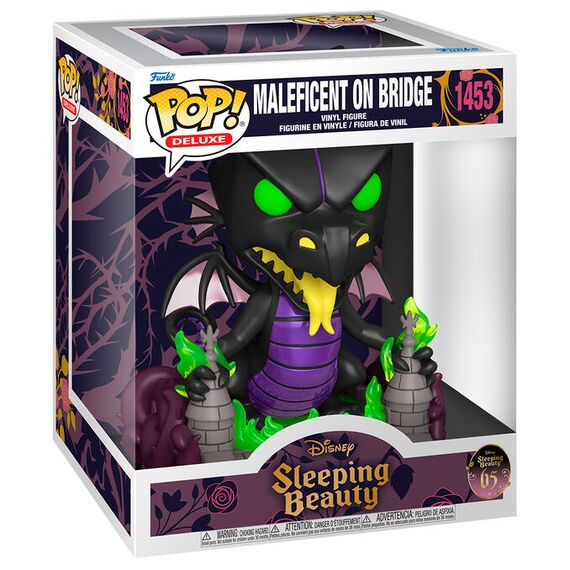 Figurka Śpiąca królewna (65th Anniversary) POP! Deluxe - Maleficent on bridge (1453)- Zdjęcie 2