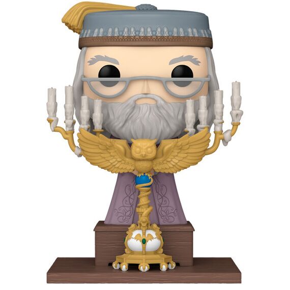 Figurka Harry Potter i Więzień Azkabanu POP! Deluxe - Albus Dumbledore w/Podium (172)- Zdjęcie 2