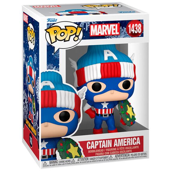 Figurka Marvel POP! Holiday - Captain America