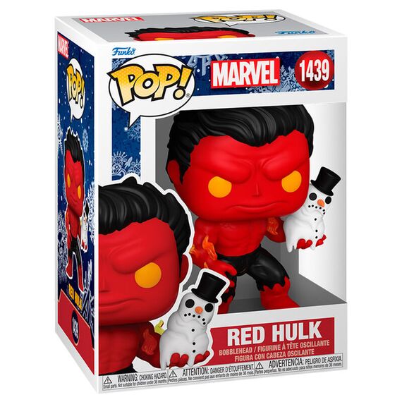 Figurka Marvel POP! - Red Hulk with Snowman