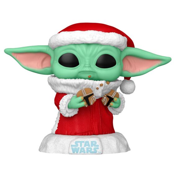 Figurka Star Wars POP! - Grogu with Christmas Cookie- Zdjęcie 2