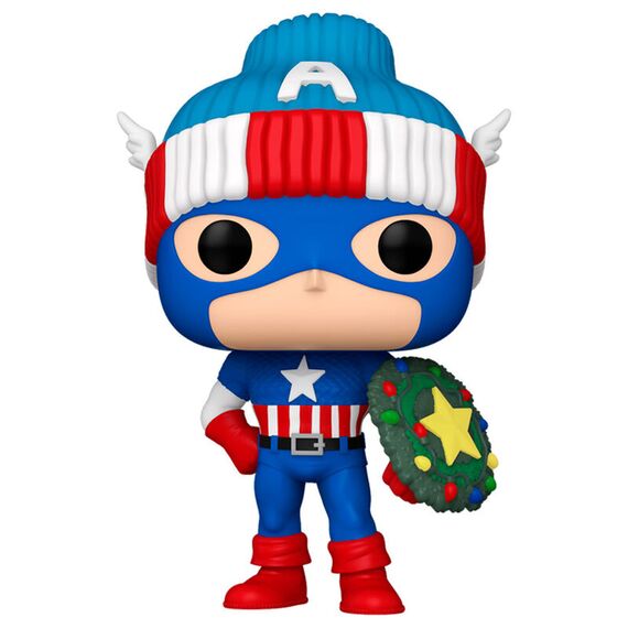 Figurka Marvel POP! Holiday - Captain America- Zdjęcie 2