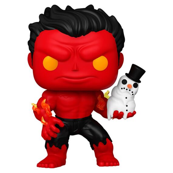 Figurka Marvel POP! - Red Hulk with Snowman- Zdjęcie 2