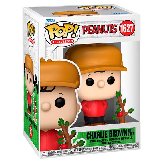 Figurka Peanuts / Fistaszki POP! - Charlie Brown with tree (1627)- Zdjęcie 2